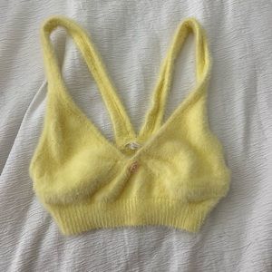 For Love and Lemons fuzzy bralette